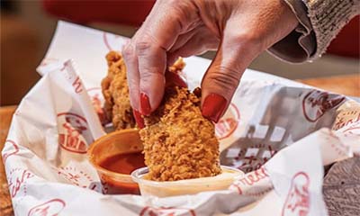 Free Slim Chickens with Coke Purchase