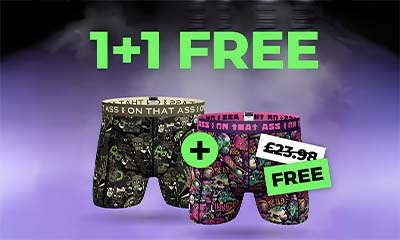 Special Halloween Offer – 2 x Free Boxer Shorts (Worth £23.98)