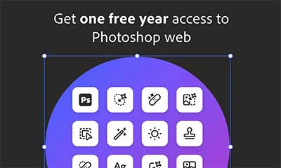 Free Adobe Photoshop (1 Year)