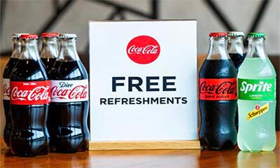 Free Coca-Cola Drinks, Schweppes Lemonade and More