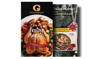 Free Gressingham Christmas Recipe Book