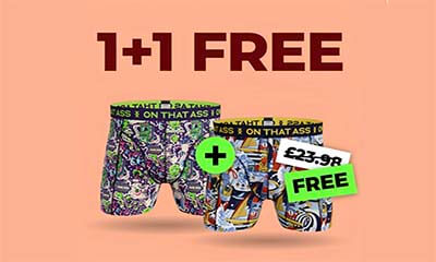 Get 2 Free Pairs of Boxer Shorts – No P&P
