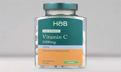 Free Bottle Of Vitamin C & Zinc Tablets