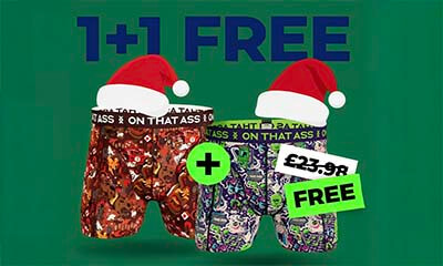 Special Christmas Offer – 2 x Free Boxer Shorts (Worth £23.98)