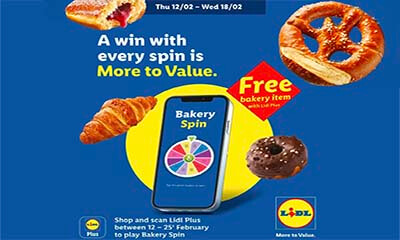 Free Bakery Item with every purchase at Lidl