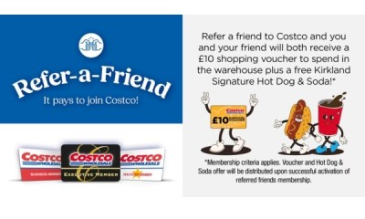 Free £10 Costco Voucher