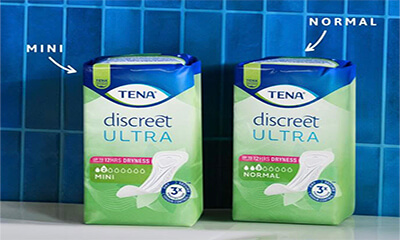 Free Tena Discreet Pads Pack (Worth £3.00)
