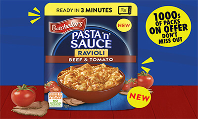 Free Batchelors Ravioli Pasta ‘n’ Sauce