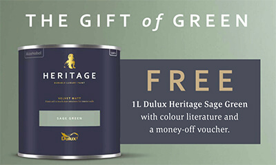 Free Dulux Paint Tin (1 Litre) – Worth £25!