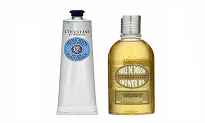 Free L’Occitane Shower Oil & Hand Cream