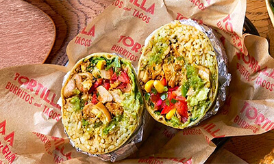 Free Tortilla Mexican Burritos (Worth Up To £11.50)