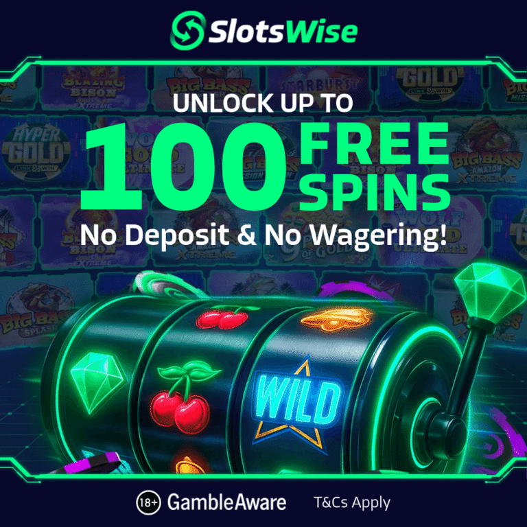100 Free Spins – No Deposit & No Wagering!