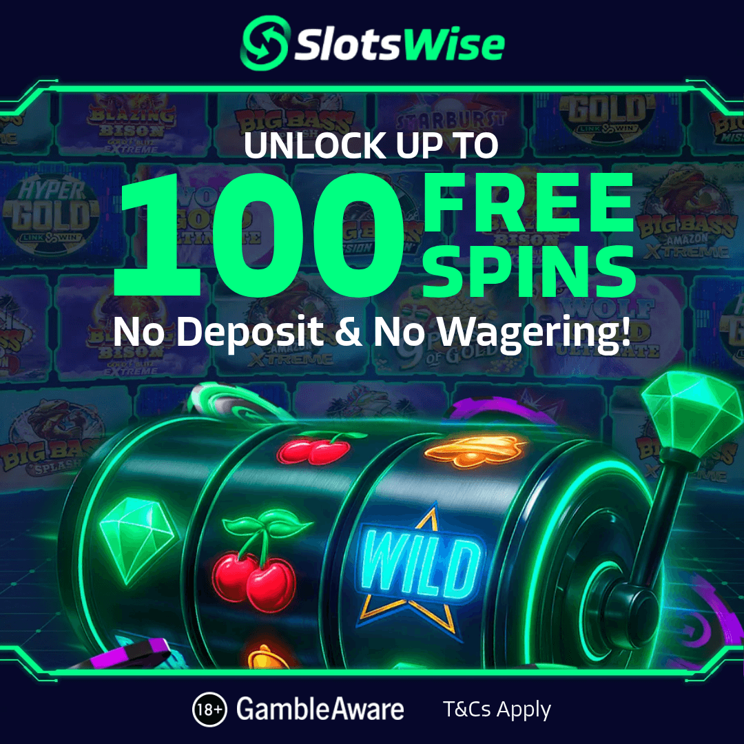 100 Free Spins – No Deposit & No Wagering!