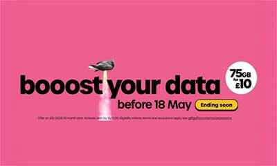 75GB Data For Only £10 – Limited Time