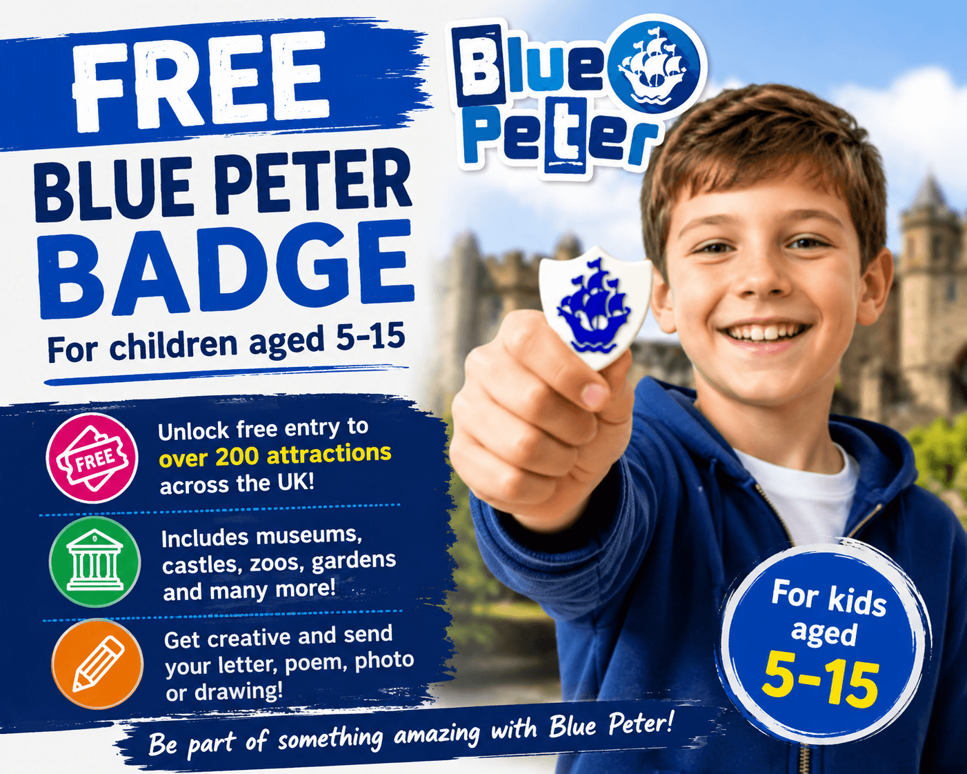 Free Blue Peter Badge