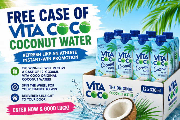 Free Case of Vita Coco Coconut Water