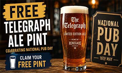 Free Telegraph Ale Pint