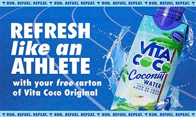 Free Vita Coco Coconut Water (1 Litre)