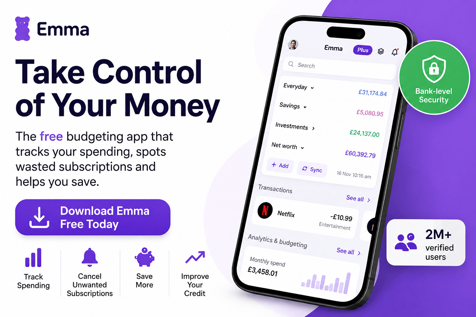 Take Control of Your Money — Free with Emma