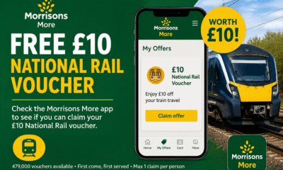 Free £10 National Rail Voucher