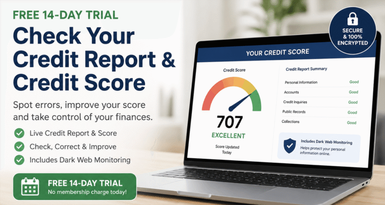 Free 14-Day Credit Report & Credit Score Trial