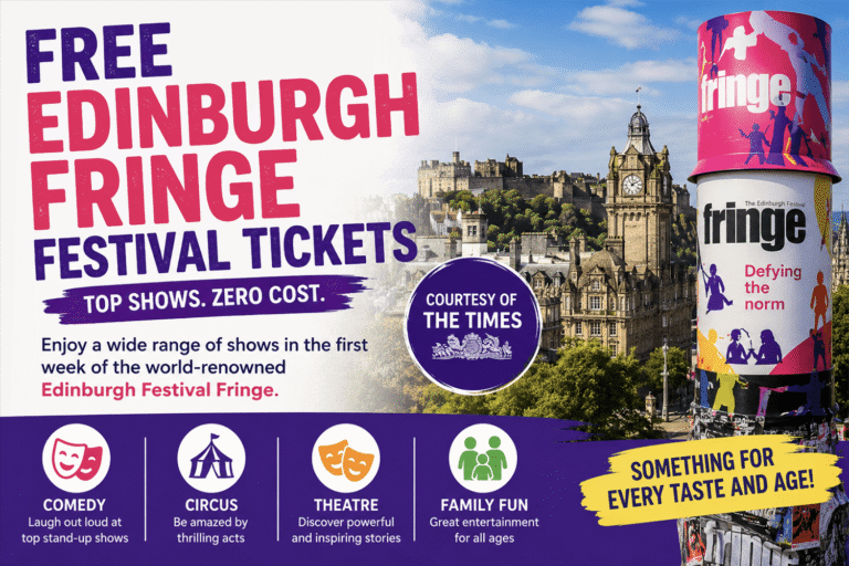 Free Edinburgh Fringe Festival Tickets
