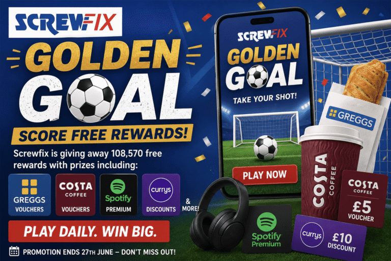 Free Greggs Sausage Roll, £5 Costa Voucher & More