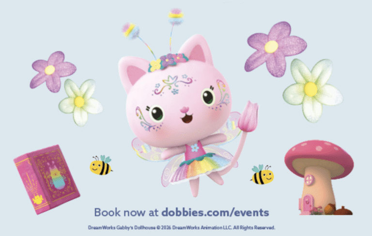 Free Kitty Fairy’s Secret Summer Garden Workshop for Kids at Dobbies