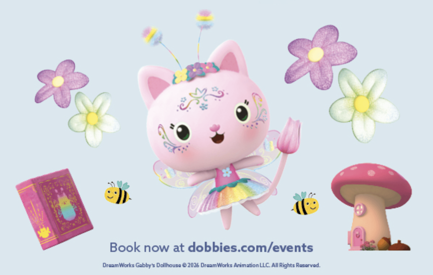 Free Kitty Fairy’s Secret Summer Garden Workshop for Kids at Dobbies