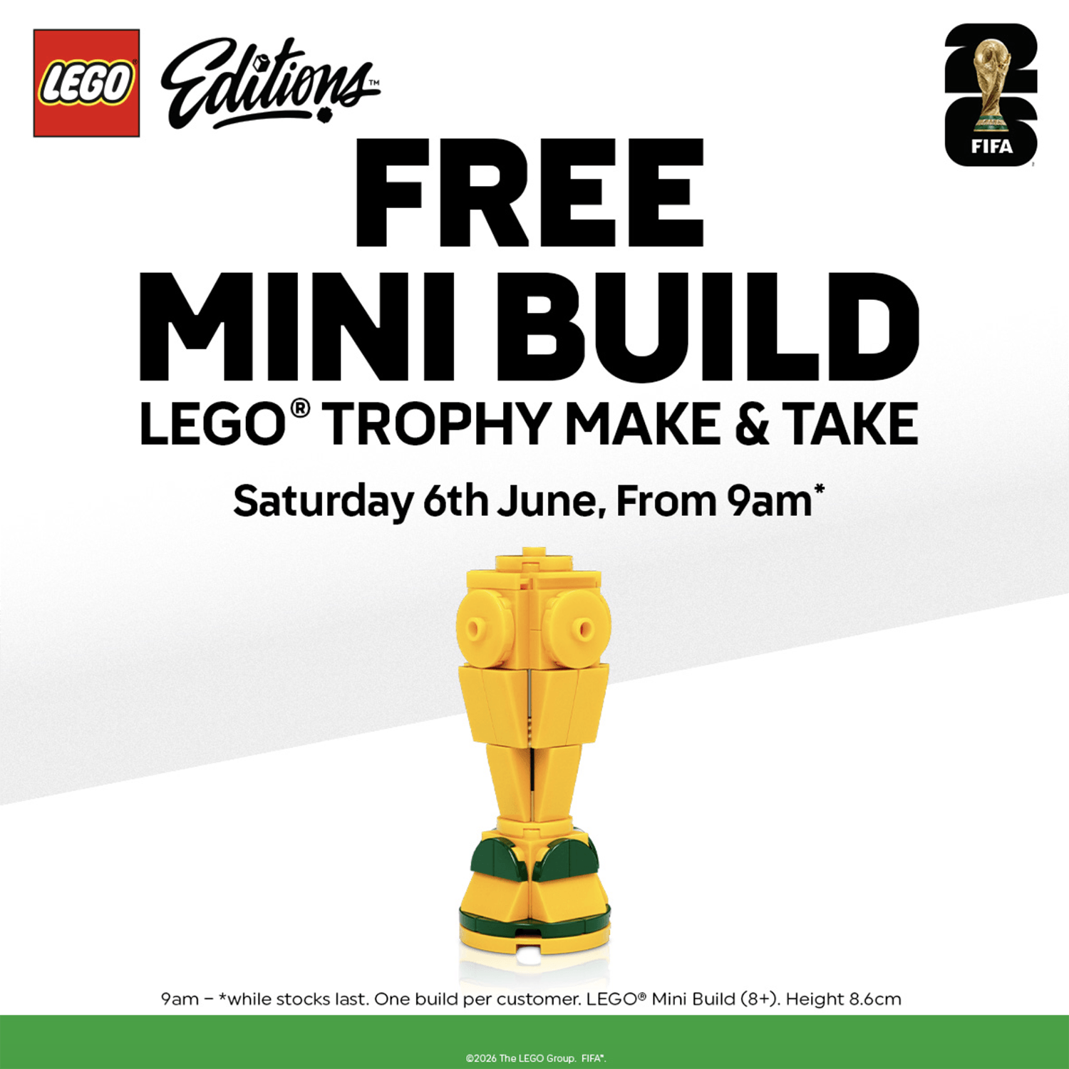 Free Lego FIFA Trophy & Poster