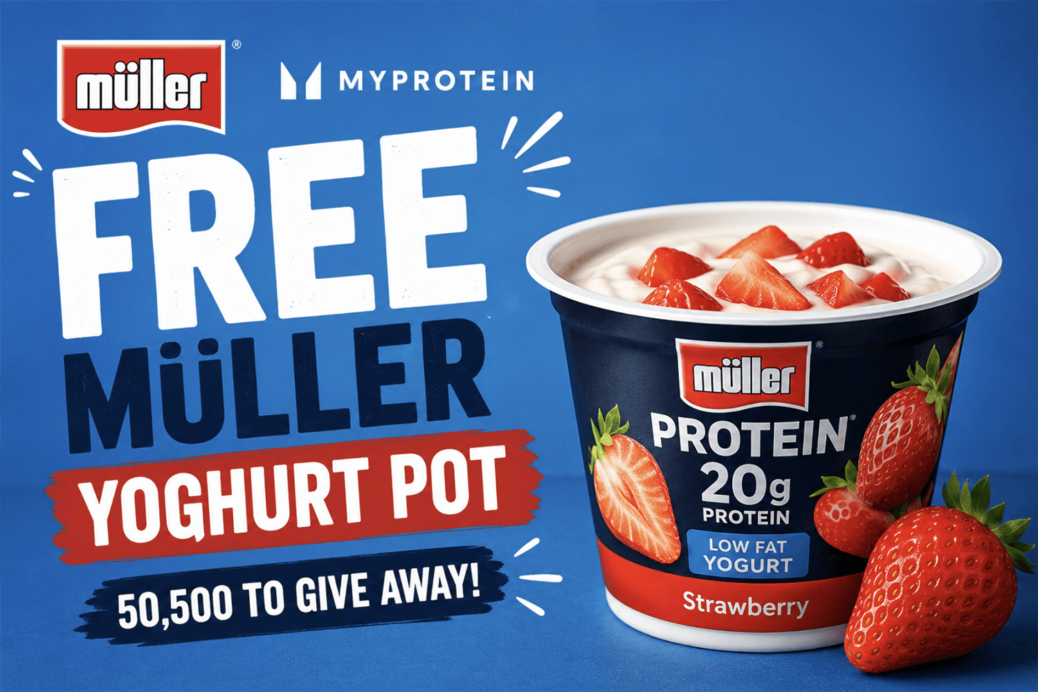Free Müller Yoghurt Pot