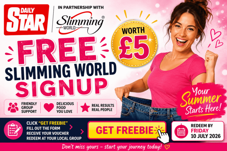 Free Slimming World Signup (Worth £5)