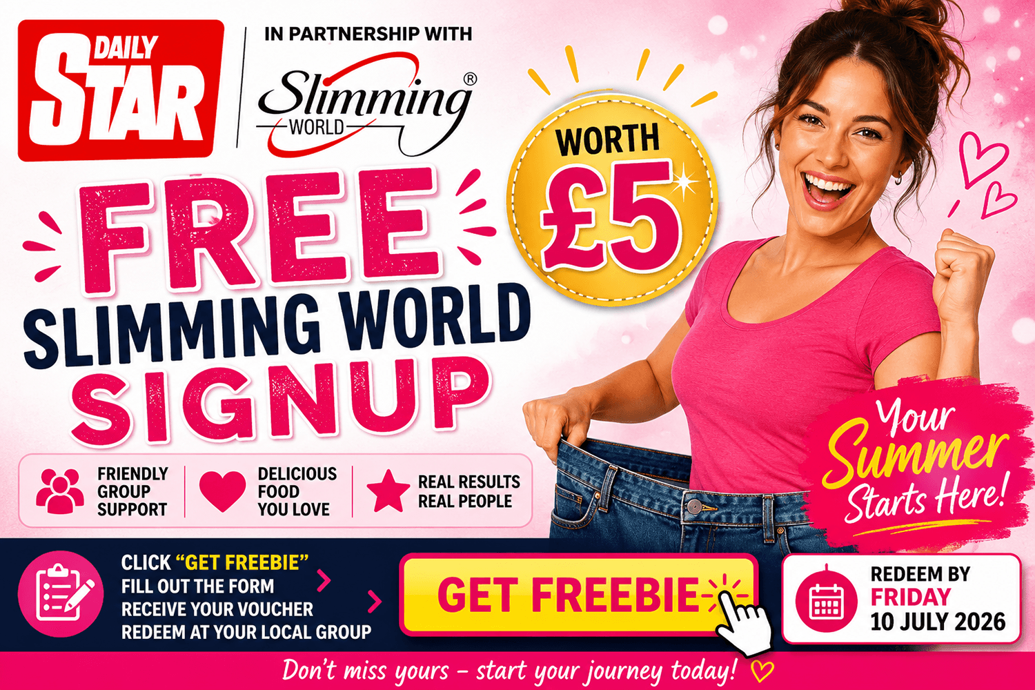 Free Slimming World Signup (Worth £5)