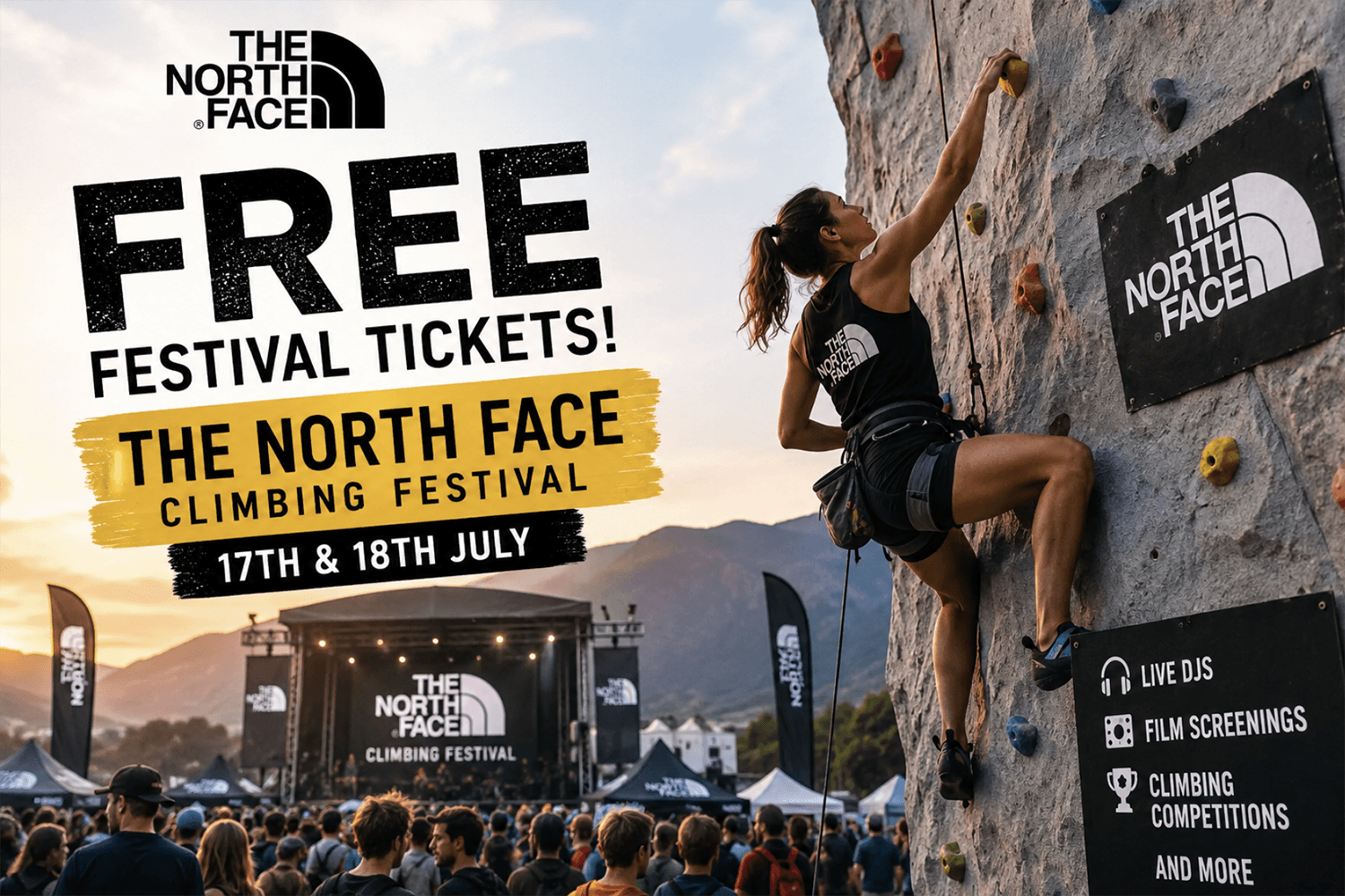 Free The North Face Festival Tickets