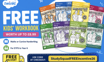 Free Twinkl Kids’ Workbook (Worth Up to £8.99)