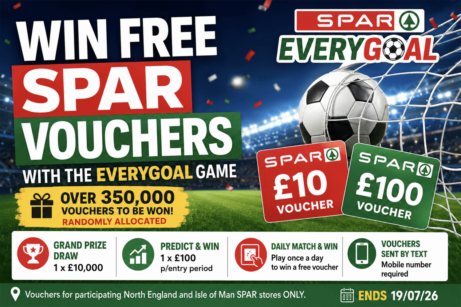 Win Free SPAR Vouchers