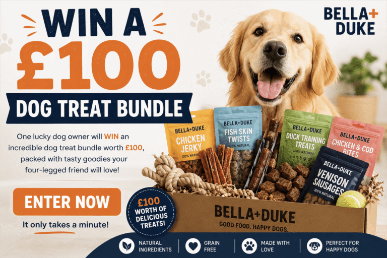 Win a £100 Dog Treat Bundle
