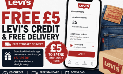 Free £5 Levi’s Credit & Free Delivery