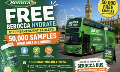 Free Berocca Hydrate Tablets in London