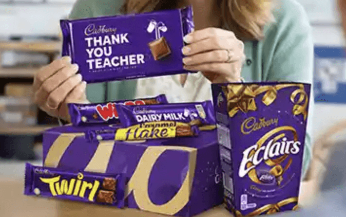Free Cadbury Thank You Teacher Box