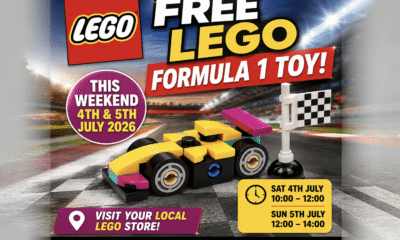 Free LEGO Formula 1 Toy This Weekend
