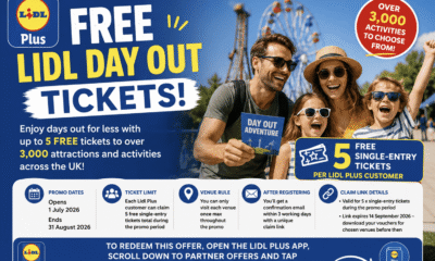 Free Lidl Day Out Tickets