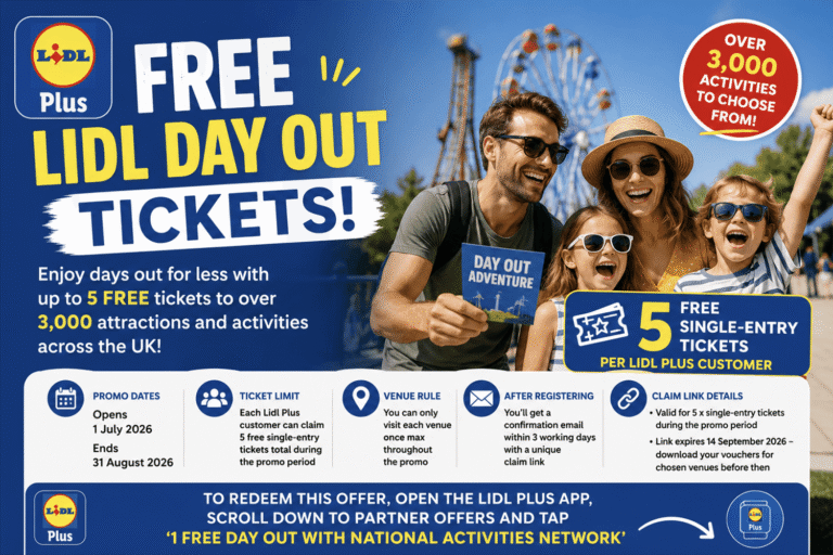 Free Lidl Day Out Tickets