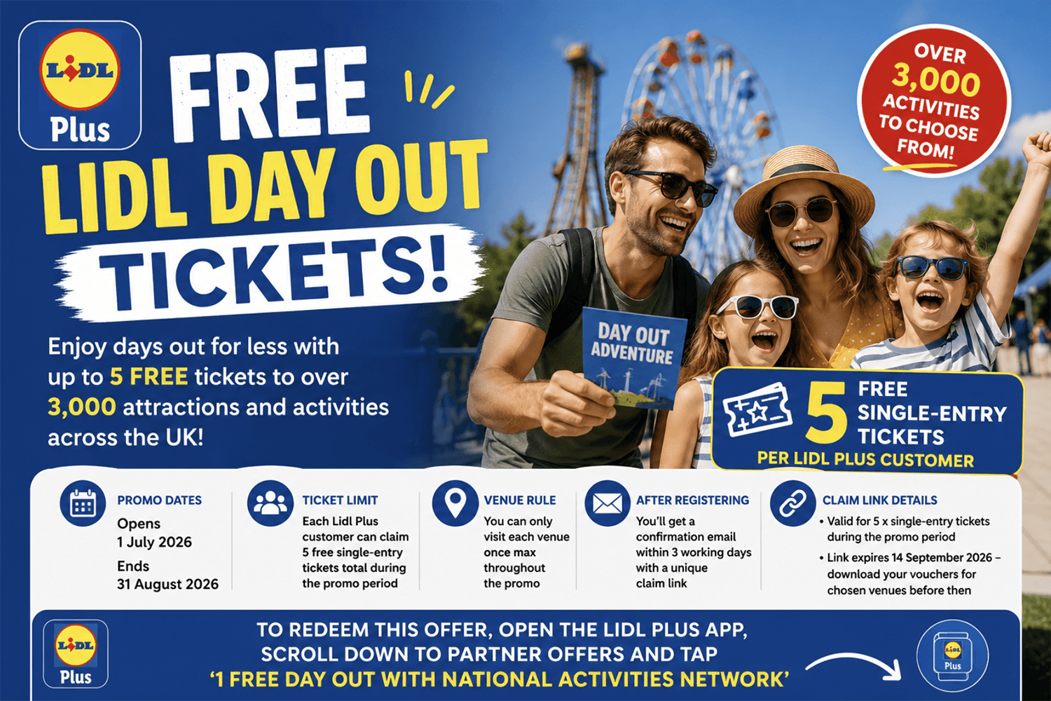 Free Lidl Day Out Tickets