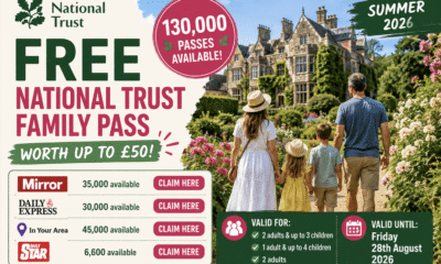 Free National Trust Family Day Pass (Worth £50)
