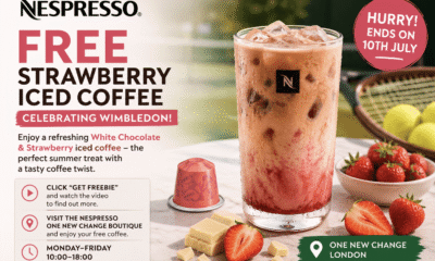 Free Nespresso Strawberry Iced Coffee