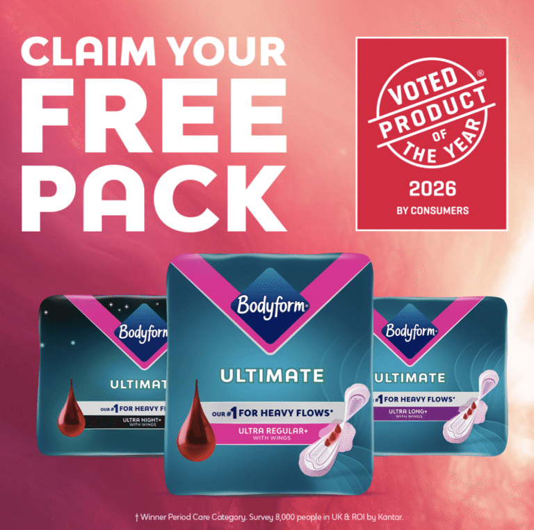 Free Pack of Bodyform Ultimate Pads