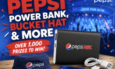 Free Pepsi Power Bank, Bucket Hat & More
