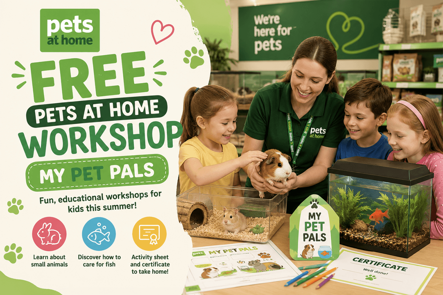 Free Pets at Home Workshop
