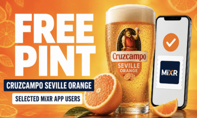 Free Pint of Cruzcampo Seville Orange